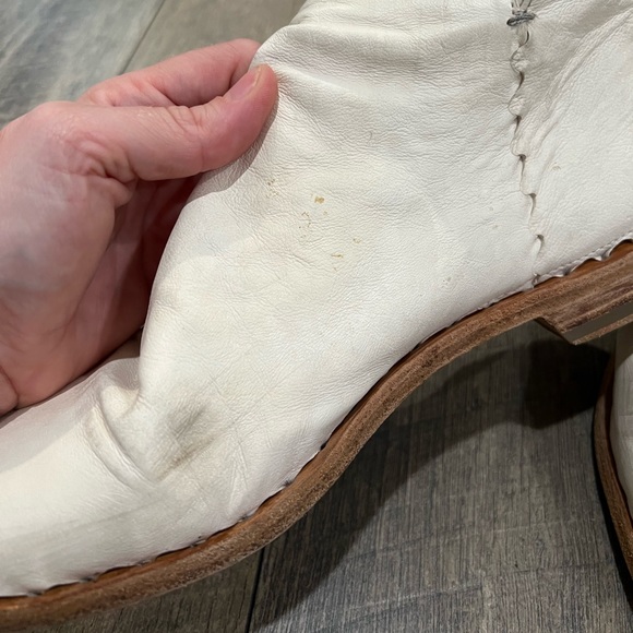 Officine Creative white graphite leather ankle boots - Picture 11 of 11